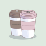 2x Eco-friendly Reusable Cups