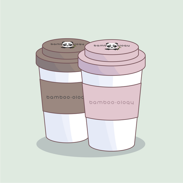 2x Eco-friendly Reusable Cups